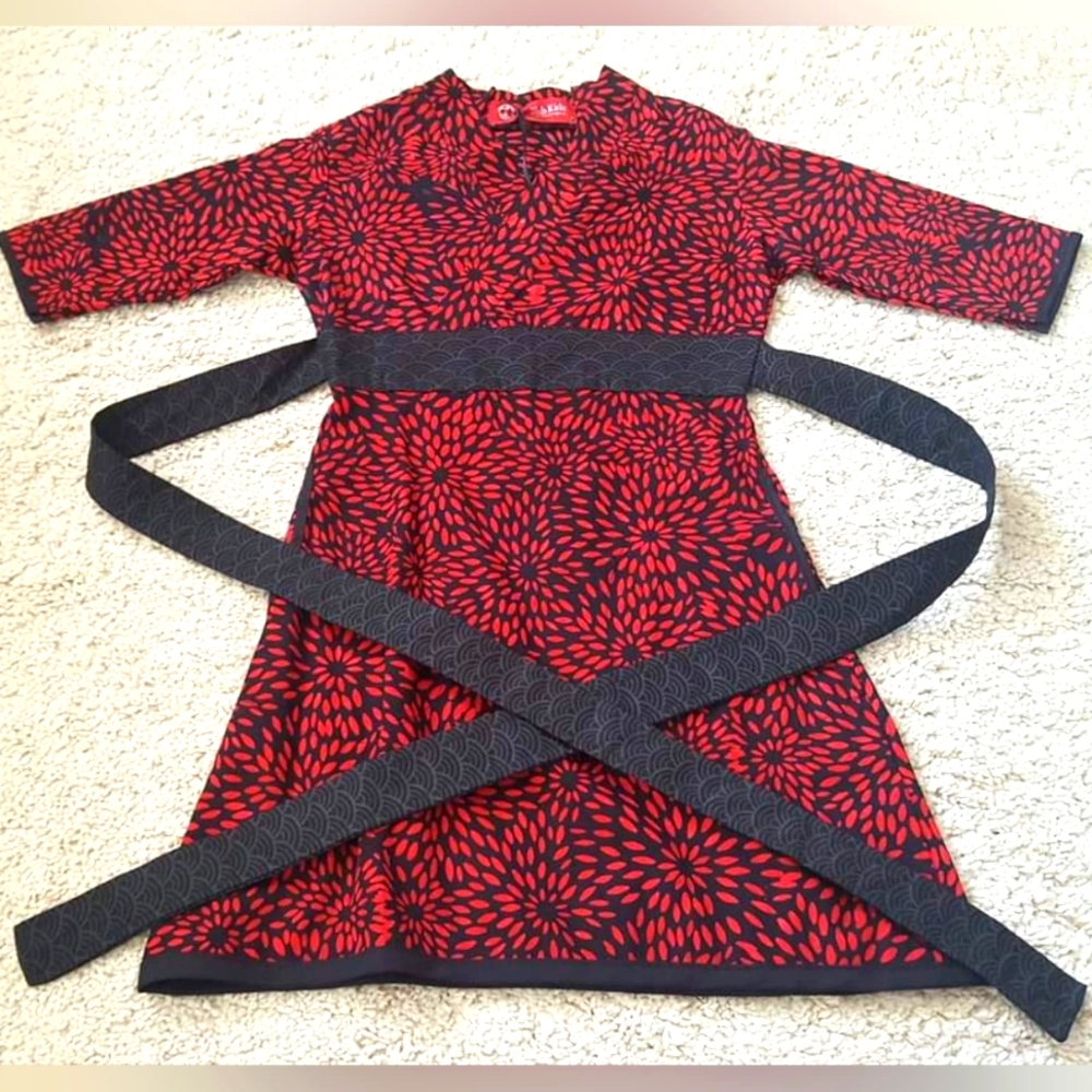 NWT Redfish 2T Batik Tie Dress